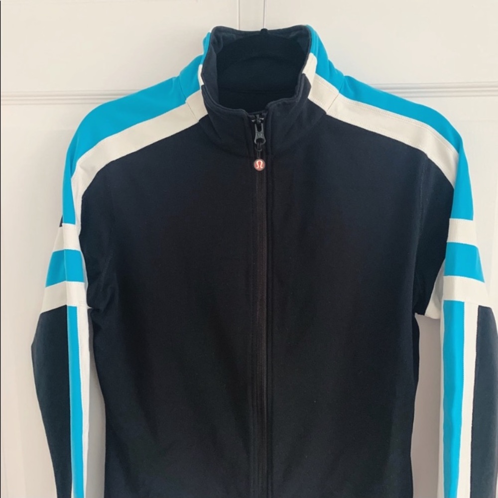 Lululemon Vintage/Rare Zip Up Jacket - Blue Stripe